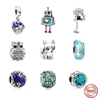 Бусины из серебра 2021 пробы для браслета Пандоры, 925