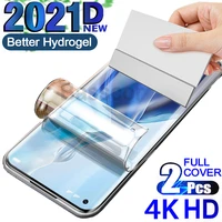 4k hd full cover hydrogel film for xiaomi poco x3 pro f3 m4 pro screen protector for redmi note 10 9 8 7 11 pro plus not glass