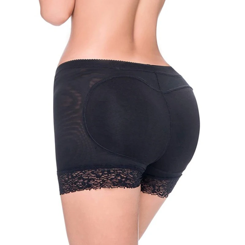 Women Bottom Lifter Shaper Butt Lift Pants Boyshorts Booty Briefs Fake Ass Padded Panties Hip Pads Enhancer Seamless Underwear | Женская