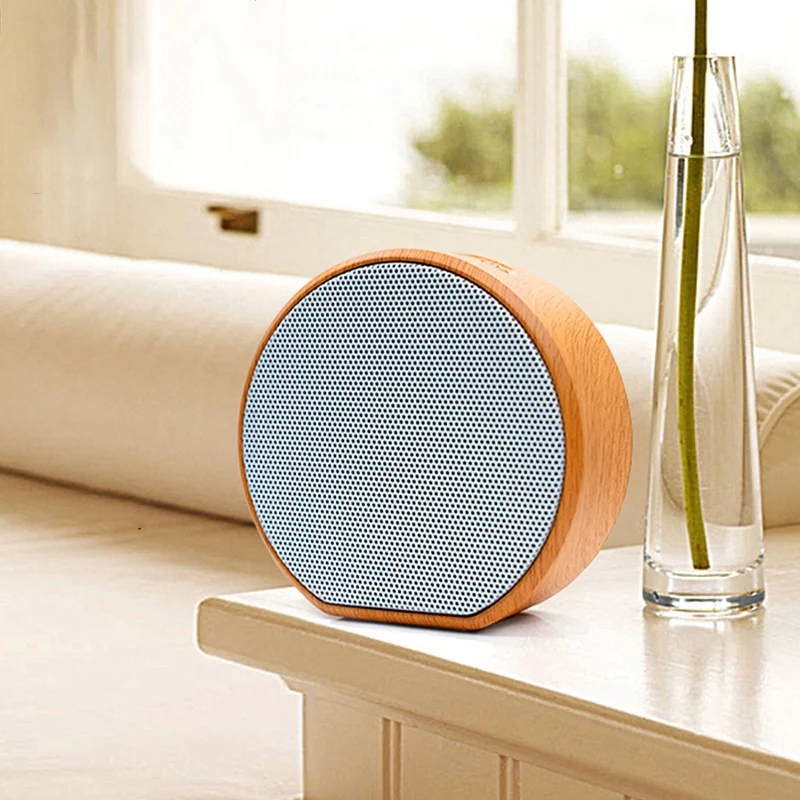 New Wood Grain A60 Bluetooth Speaker Portable Plug-In Card Mini Subwoofer Wireless Support TF AUX Radio | Электроника