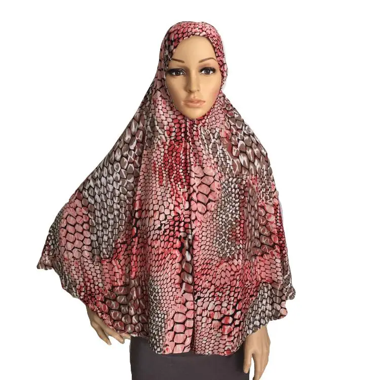 

Long Hijab Amira Muslim Khimar Headscarf Islamic Women Overhead Prayer Head Wrap Arab Head Scarf Chest Cover Ramadan Hijab