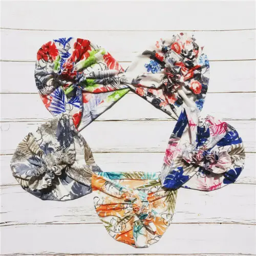 Милые детские шапочки для новорожденных девочек с бантом больниц шапочка