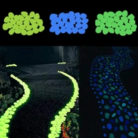 2550pcs fluorescence luminous stones pebbles stones glowing artificial stone in the dark wedding party event supplies