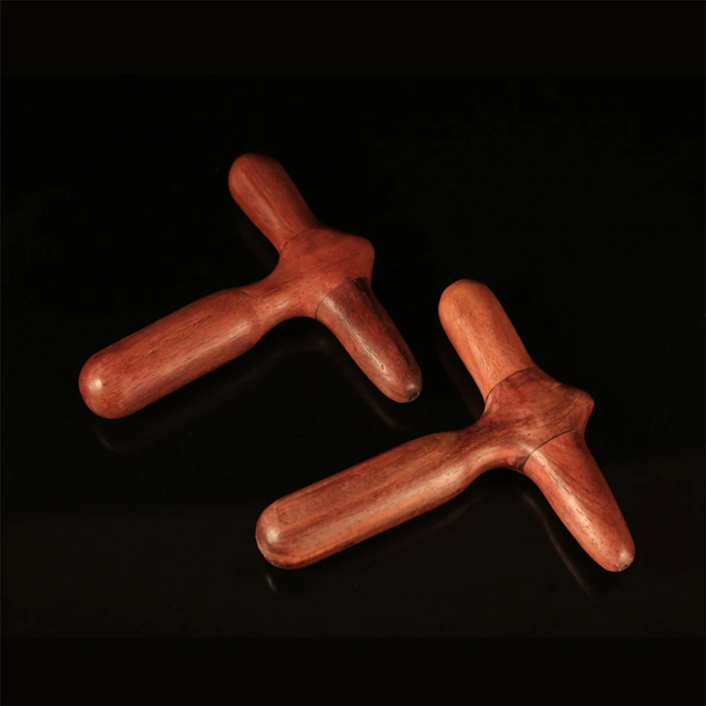 

Thai Massage Scraping Board Wooden Massager Chicken Wing Wood Cross Acupuncture Stick Body Massage Tool Foot Reflexology Shiatsu