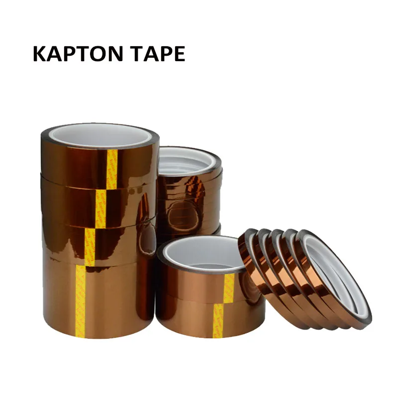 

33M/Roll Adhesive Tape High Temperature Heat Resistant Polyimide Thermal Insulation Tape