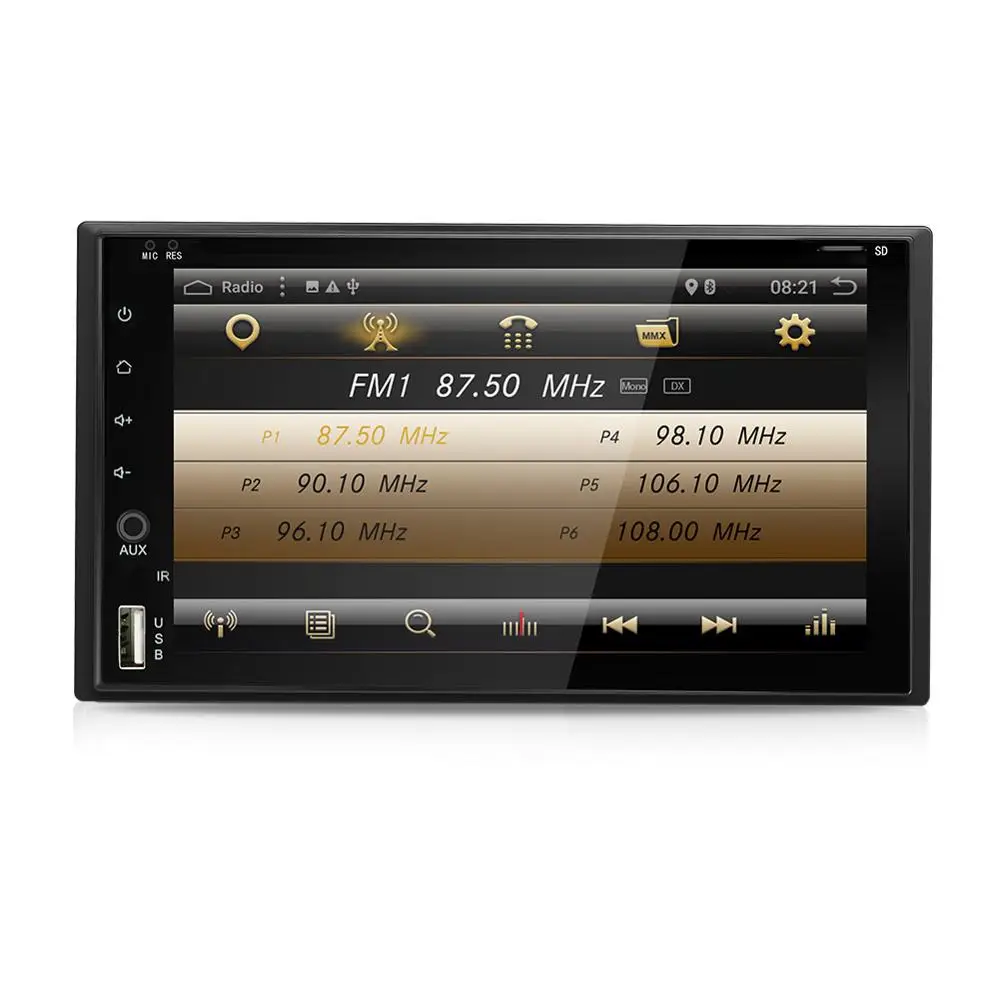 Автомобильный мультимедийный плеер универсальная магнитола на Android 6 95 экран 10 0
