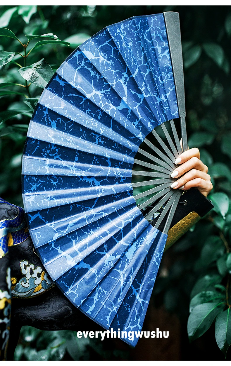 Фанаты из титанового сплава Wushu Kungfu Tai Chi боевые китайские | Спорт и развлечения