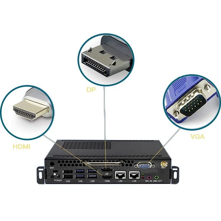 Factory Made China Price Fanless CPU I3 I5 I7 Educating Interactive Screen 6th Desktop OPS PC | Компьютеры и офис