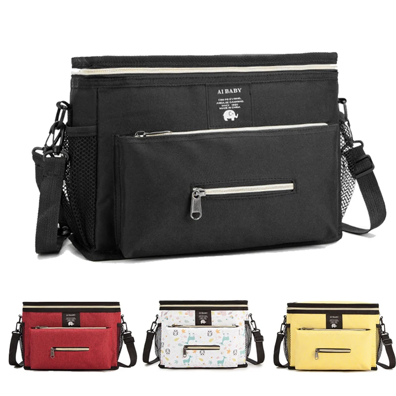 

Portable Baby Stroller Bag Large Bottle Cup Holder Diaper Bags Mummy Maternity Nappy Bag Accessories for Baby Carriage Bags