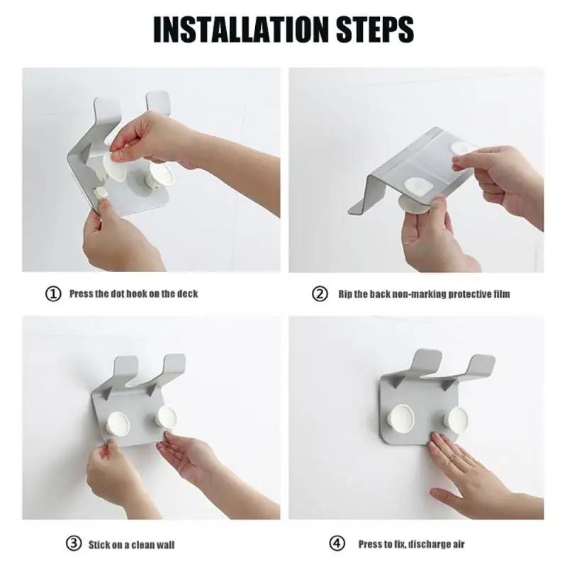 

ABS Bathroom Shelf Storage High Quality Wall-Mounted Hair Dryer Holder Rack Organizer Hairdryer Bathroom Accessories Droshipping