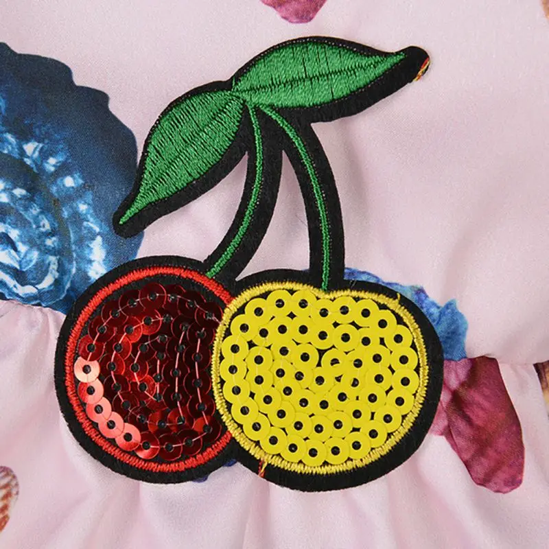 Летнее пляжное платье для собак одежда щенков юбка принцессы с принтом маленьких