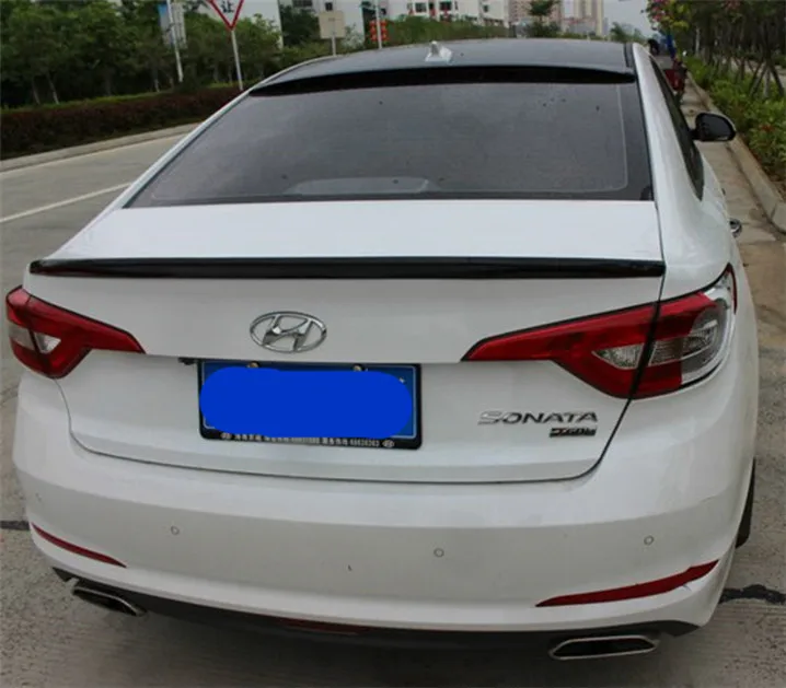 Спойлер на крышу для Sonata 2016 2018 Hyundai 9 спойлер из АБС пластика цветной задний