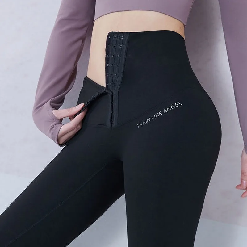 

2021 Yoga Pants Stretchy Sport Leggings High Waist Compression Tights Sports Pants Push Up Running Women Gym Fitness Leggings