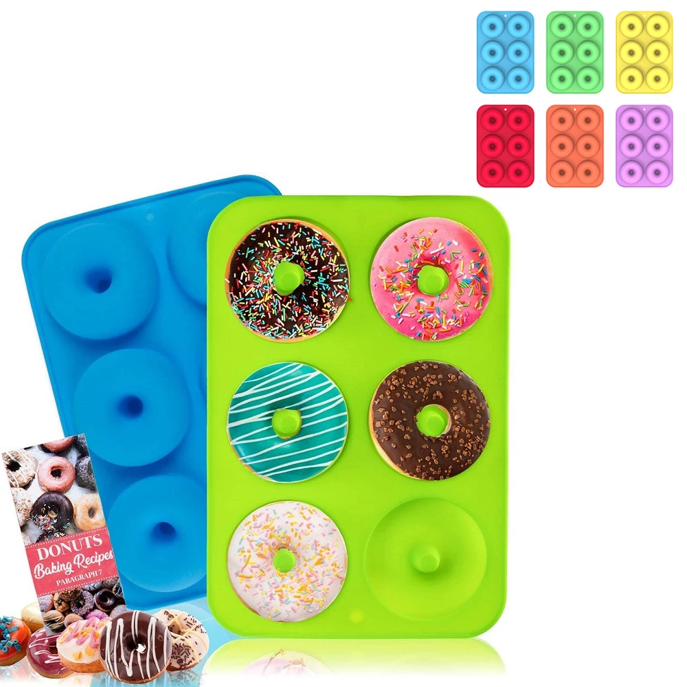 

Silicone Mold For Baking Pan Pastry And Bakery Accessories Cake Tools Doughnut Mould Candy Bakeware Making Chocolate Donut Molds