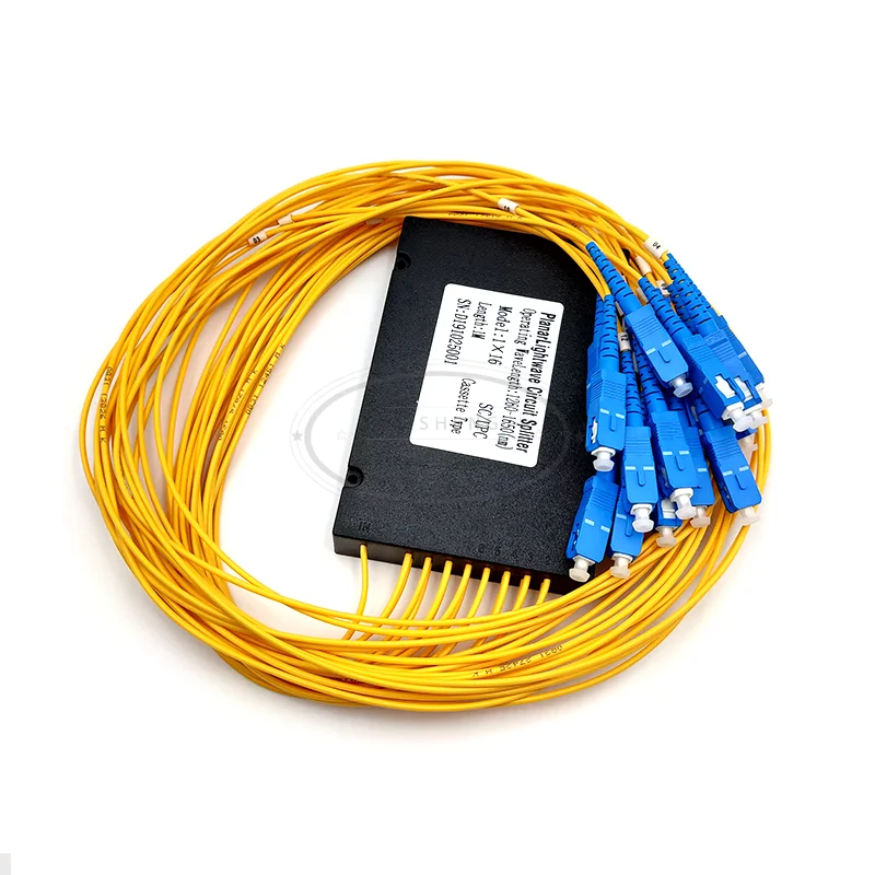 SC UPC 1x16 ПЛК волоконно-оптический Cble разделитель коробка тип кассета кабель