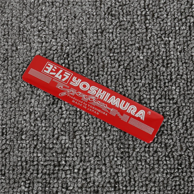 2 шт. наклеек на выхлопные трубы мотоцикла из алюминия 3D, устойчивых к высокой температуре для Scorpio Leovince Two Brother Arrow.