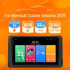 Автомагнитола Android11 2 + 32 ГБ мультимедийный GPS для Renault Duster HM 2 II 2020 - 2021 Arkana 1 I 2019 - 2021 стерео навигационный плеер