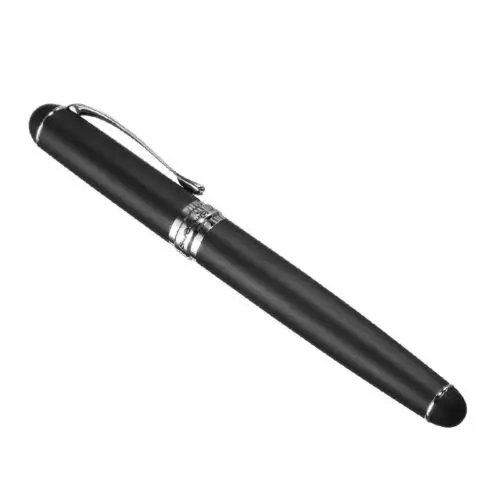 Jinhao X750 матовая черная авторучка чернильная ручка хромированная отделка F Перо