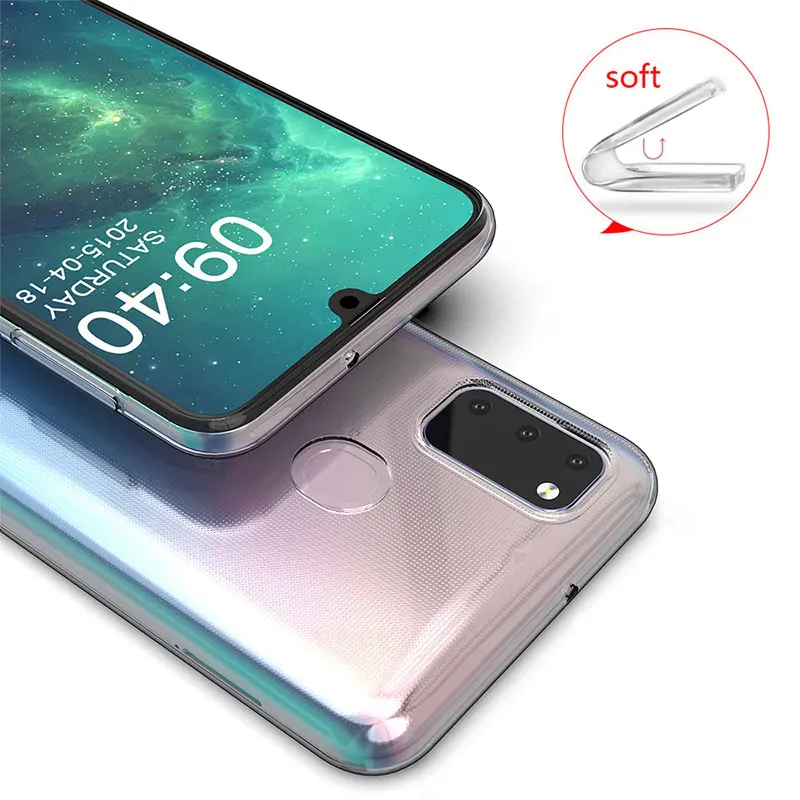 Чехол для Samsung Galaxy M30S ультратонкий прозрачный силиконовый чехол из ТПУ телефона