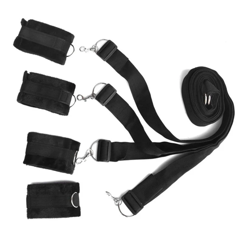 SM Plush bed binding band hands and feet bound on the alternative adult sex products husband wife toys | Красота и здоровье