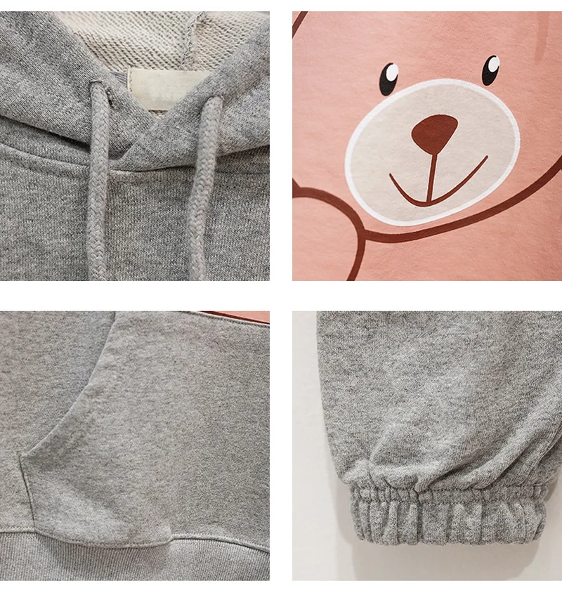 

Women Cute Cartoon Hooded Sweatshirt 2021 Spring Loose Terry Casual Hoodies Jumpers Long Sleeve Jogging Coats Pullovers