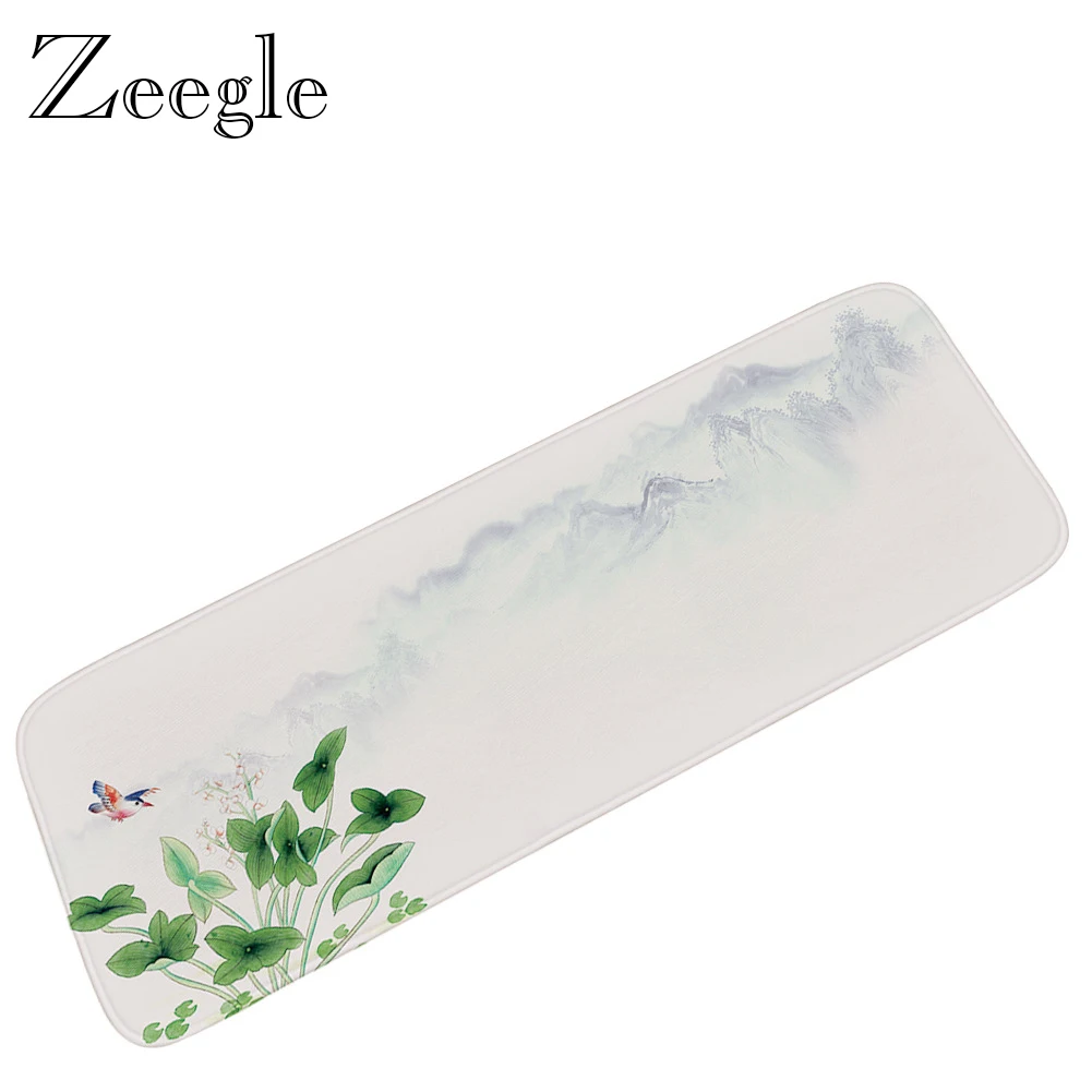 Zeegle длинный ковер для гостиной Противоскользящий коврик ванной моющийся