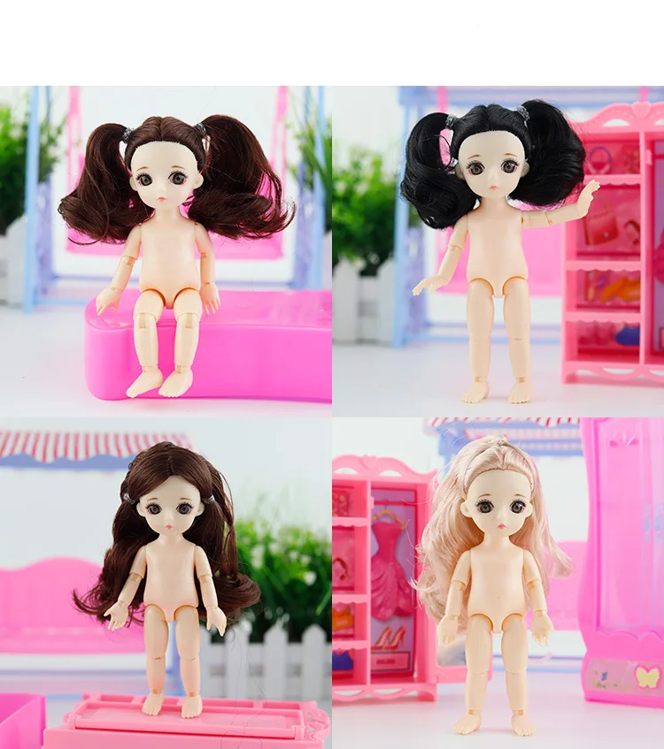 13 подвижных шарнирных 15 см 1/8 куклы игрушки BJD Детская кукла Обнаженная Женская мода тела Куклы Игрушки для девочек подарок нормальная кожа