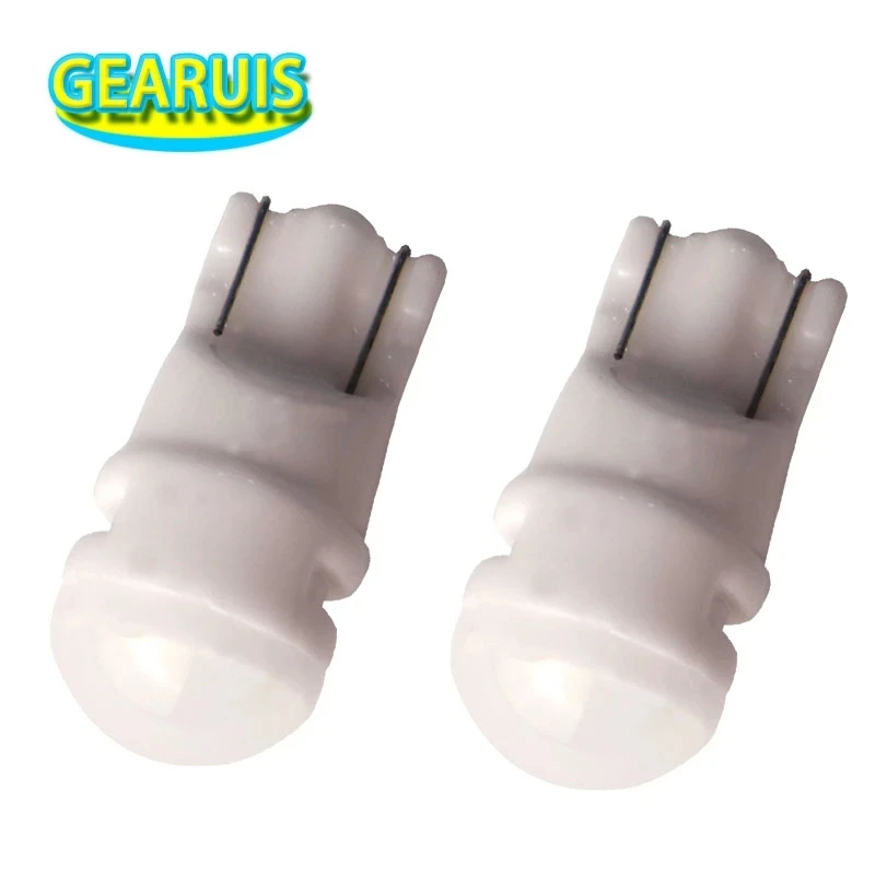 100 шт. светодиодные T10 керамические противотуманные линзы 3 SMD 2835 30MA w5w 194 168 23 мм