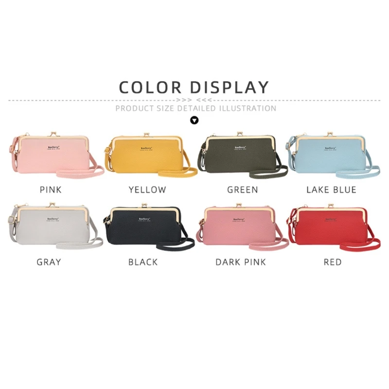 

Для женщин женская сумка-клатч из искусственной кожи кошелек длиный кошелек Чехол-сумочка для телефона с отделением для карт чехол сумка по...