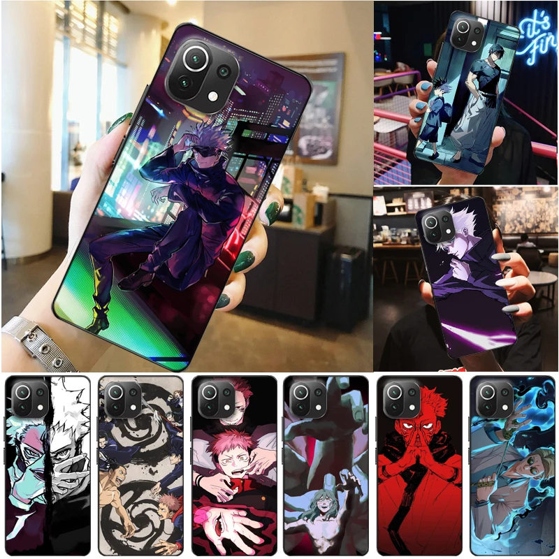 

Jujutsu Kaisen Sukuna Yuji Itadori Fushiguro Megumi Satoru Gojo Phone Case For Xiaomi 11 Lite Pro Coque Carcasa Cases