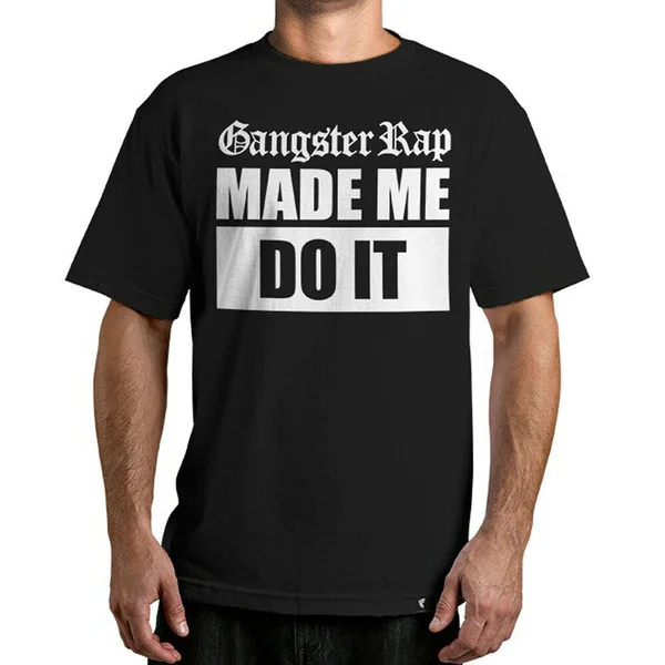 

FAMOUS STARS & STRAPS Gangster Rap T-Shirt Black