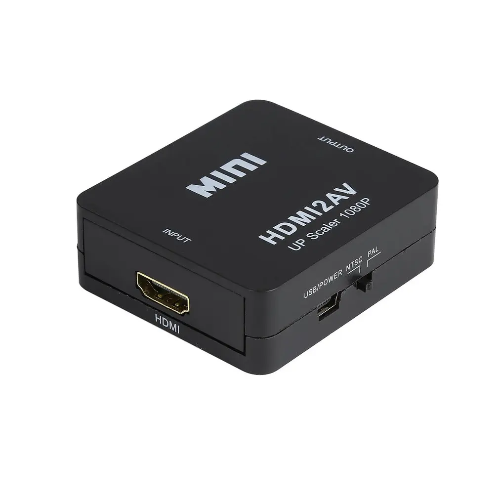 Цифровой hdmi-rca композитный видео аудио AV CVBS адаптер конвертер 720 p/1080 p мини HDMI