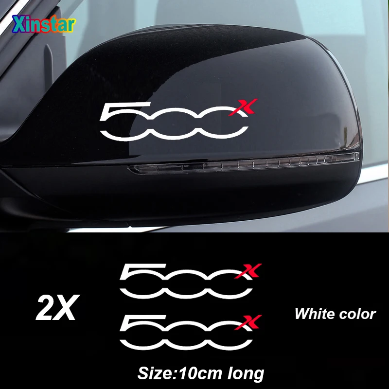 Автомобильная наклейка на зеркало заднего вида 2 шт./лот для fiat 500 500x 500l panda Punto TIPO