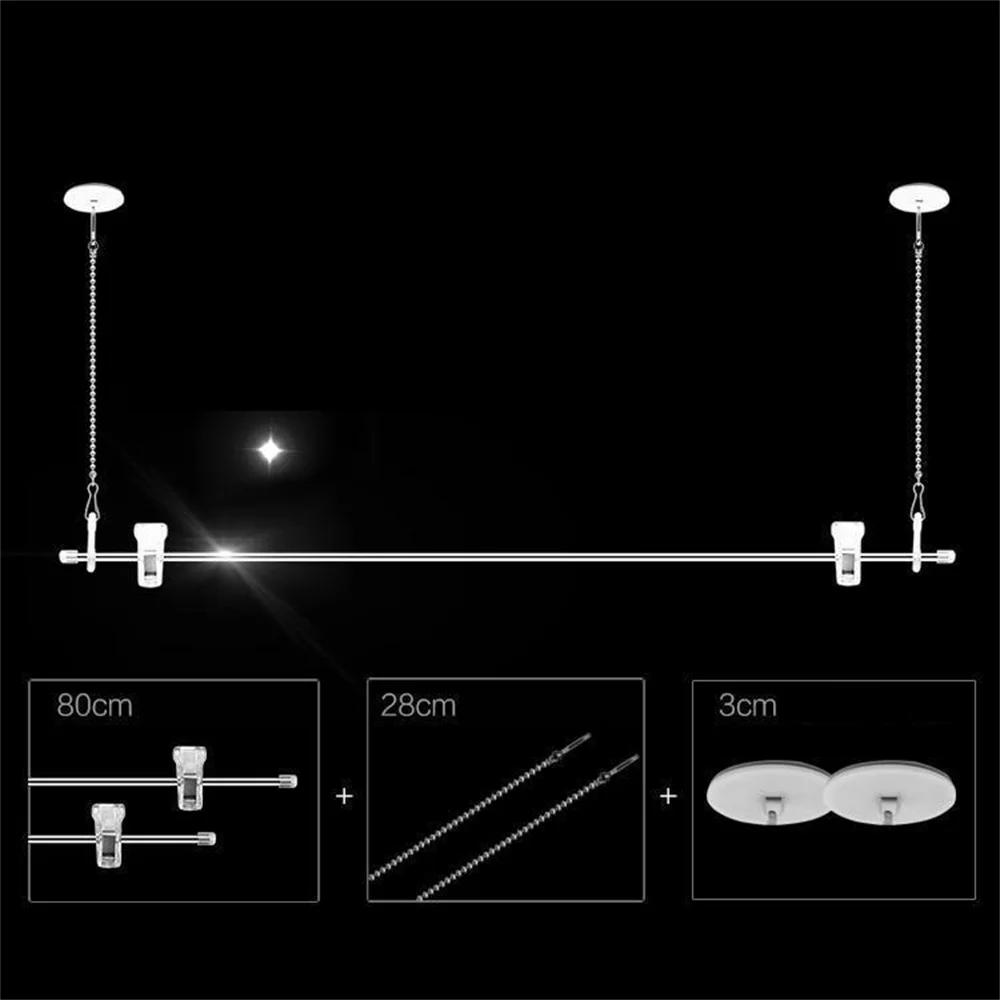 Металлический постер Полюс флаг из нержавеющей стали крюк зажим полоса поп