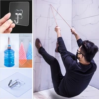 510pc strong transparent suction cup sucker wall hooks hanger for kitchen bathroom 66cm 2019 hot sale wall hooks fast ship 45