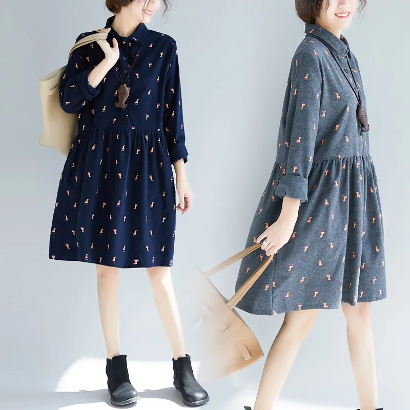 2019 Новое поступление Сезон весна осень платье для беременных женские девочек