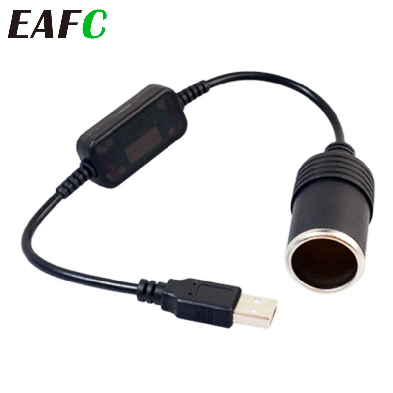 Новинка 5V 2A USB папа к 12V розетка для автомобильного прикуривателя Конвертер