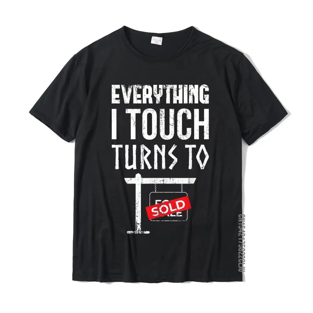 

Футболка с забавным риелтером, футболка с рисунком агента по недвижимости в подарок, повседневные новейшие мужские Топы И Футболки из хлопка