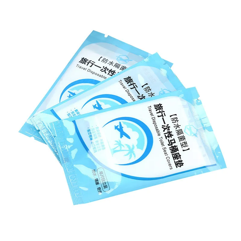 10 шт. одноразовое покрытие на сиденье унитаза коврик Портативный