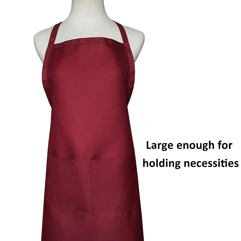 11 обычный цветной нагрудник фартуки 2 кармана для рисования вечерние барбекю