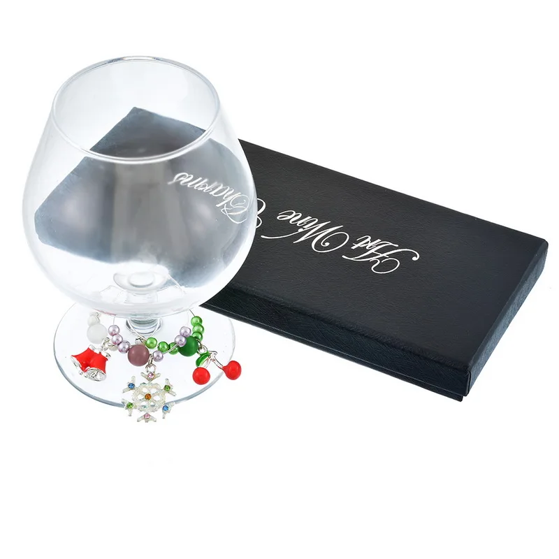 Hoomall металлические подвески для вина с эмалью 6 шт./кор. рождественские украшения