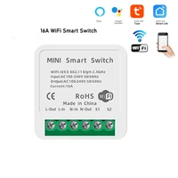 16a tuya wifi mini smart diy switch 2 way control smart home automation module works with alexa google home smart life app