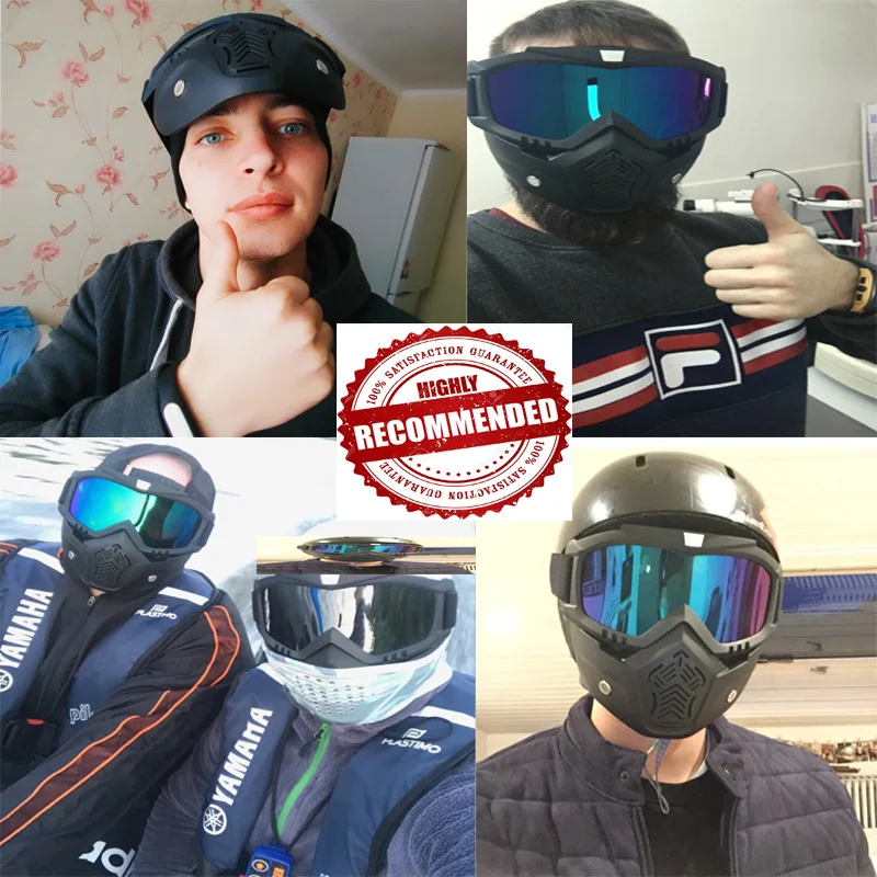 Зимние спортивные лыжные маски для лица горные лыжи сноубординг очки