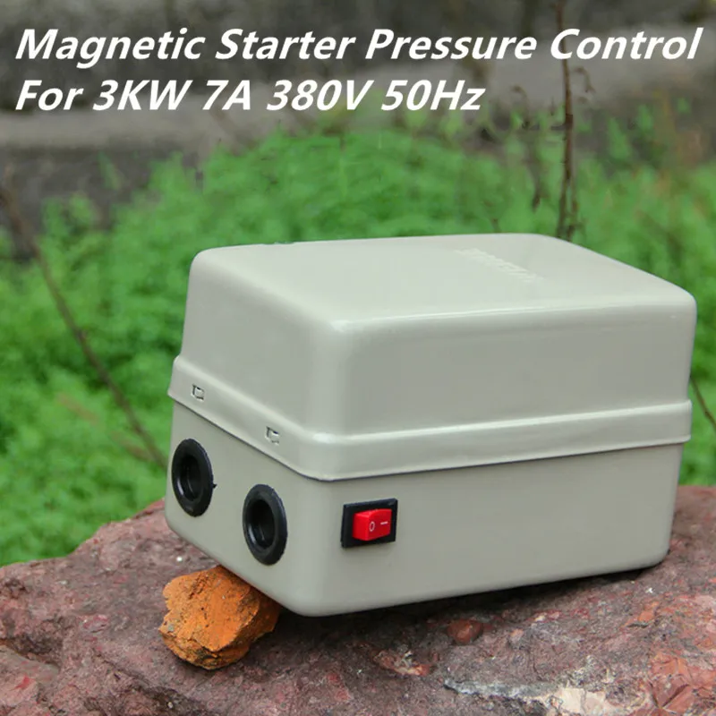 Manual Direct Start Type Control Motor Magnetic Starter 380v 50/60hz 3kv For Motor Staring Protecting Stopping