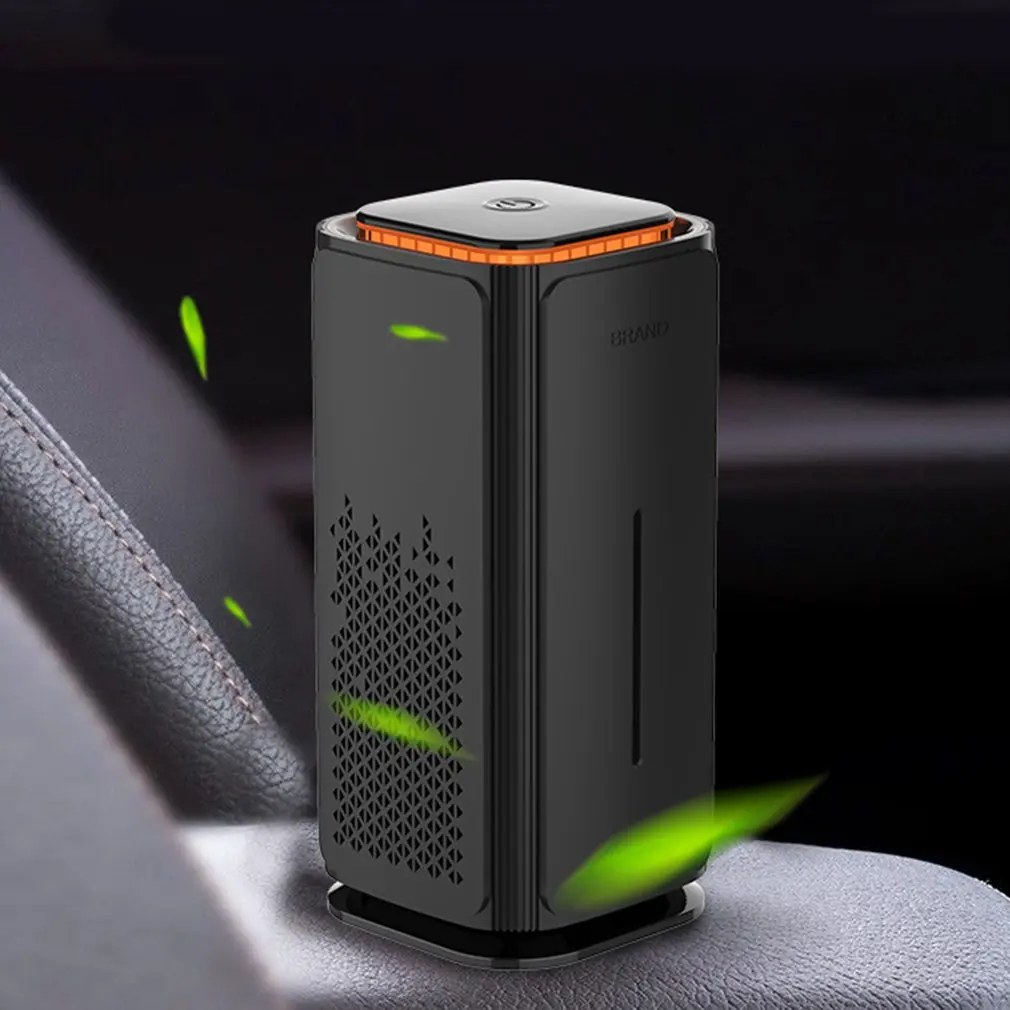 

Car Air Purifier Cleaner Negative Ion USBHEPA Mini Home Vehicle Air Cleaner Remove Touch-screen Switch Car Accessories