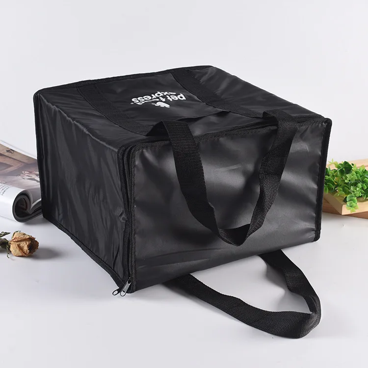 29L black nylon cooler bag thermal lunch picnic drinks meal insulated carrier cool ice pack vehicle insulation handbag | Багаж и сумки