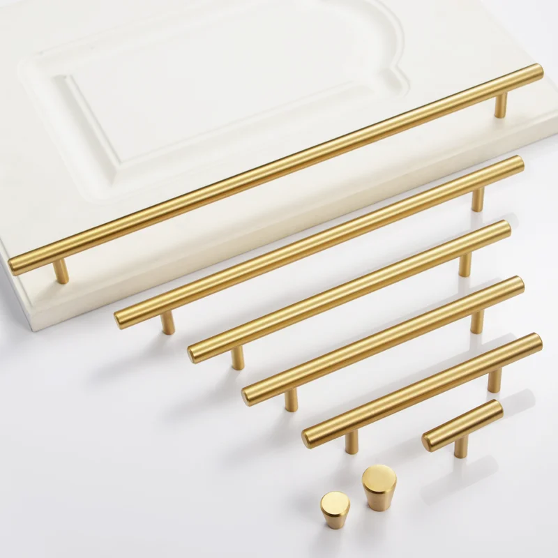 

Solid Brass Furniture Cabinet Handle and Knob for Kitchen Cupboard and Drawer