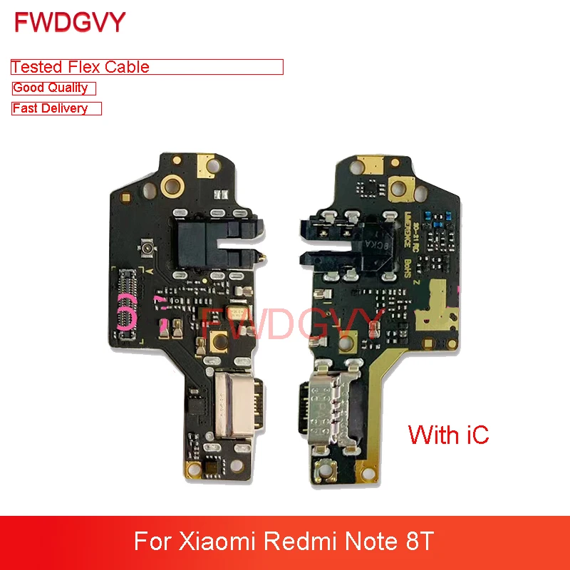 

Replacement USB Charger Dock For Xiaomi Redmi Note 8T Connect Charging Flex Cable Repair Spare Parts Test QC