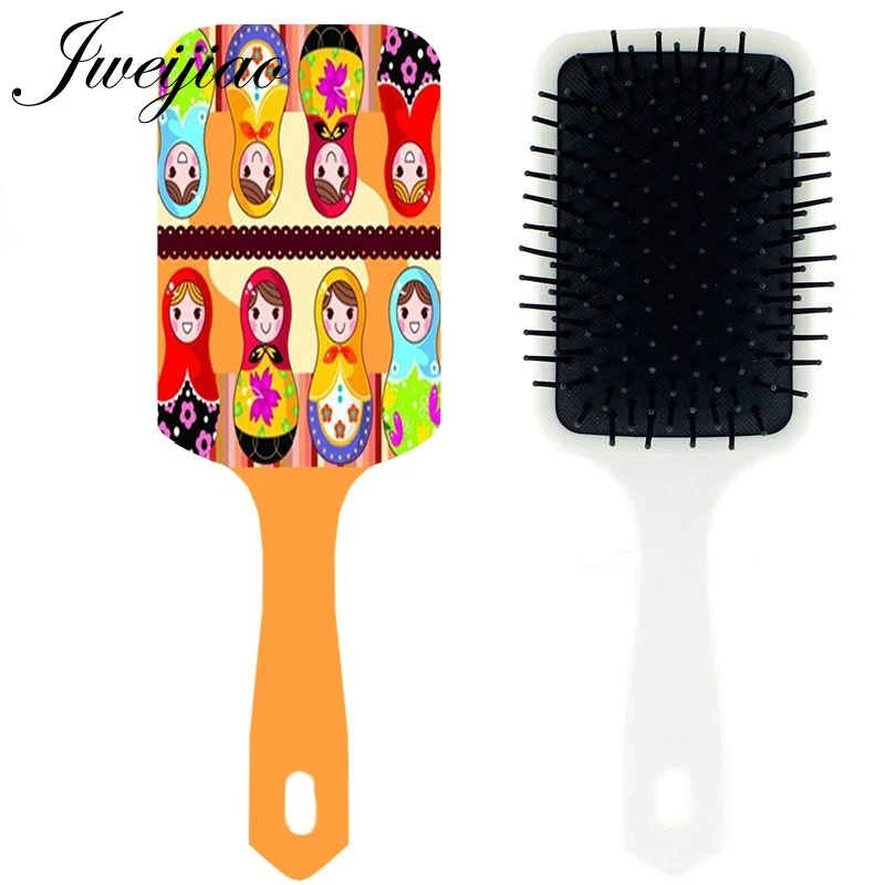 

Youhaken Russia Doll Photo Massage Comb Woman's Tangle Hair Brushes Girls hairbrush