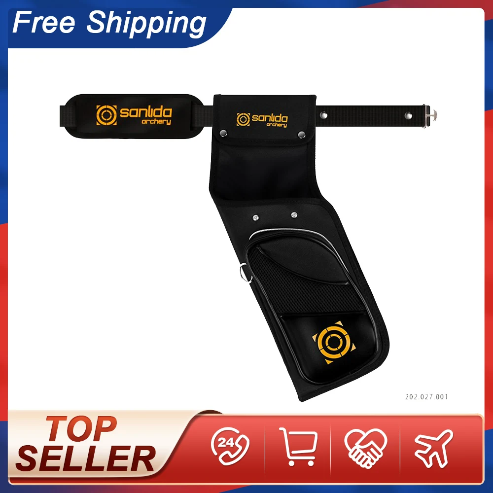 

X9 Sanlida Leather Aechery Arrow Quiver Waist Shoulder for Shooting Hunting Accessories